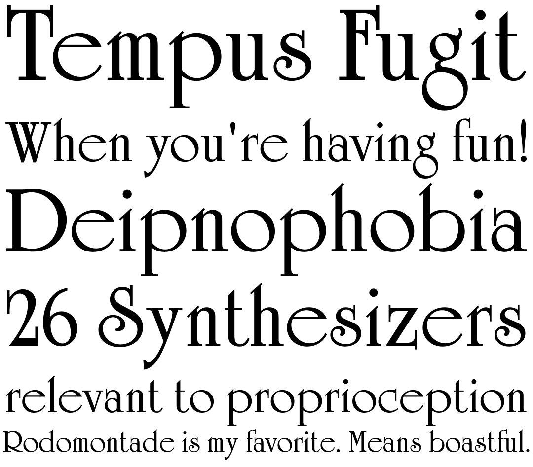 University Roman Std Bold Fonts