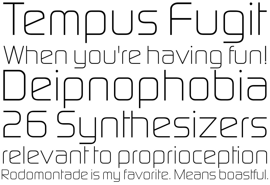 Digital Sans Light Fonts