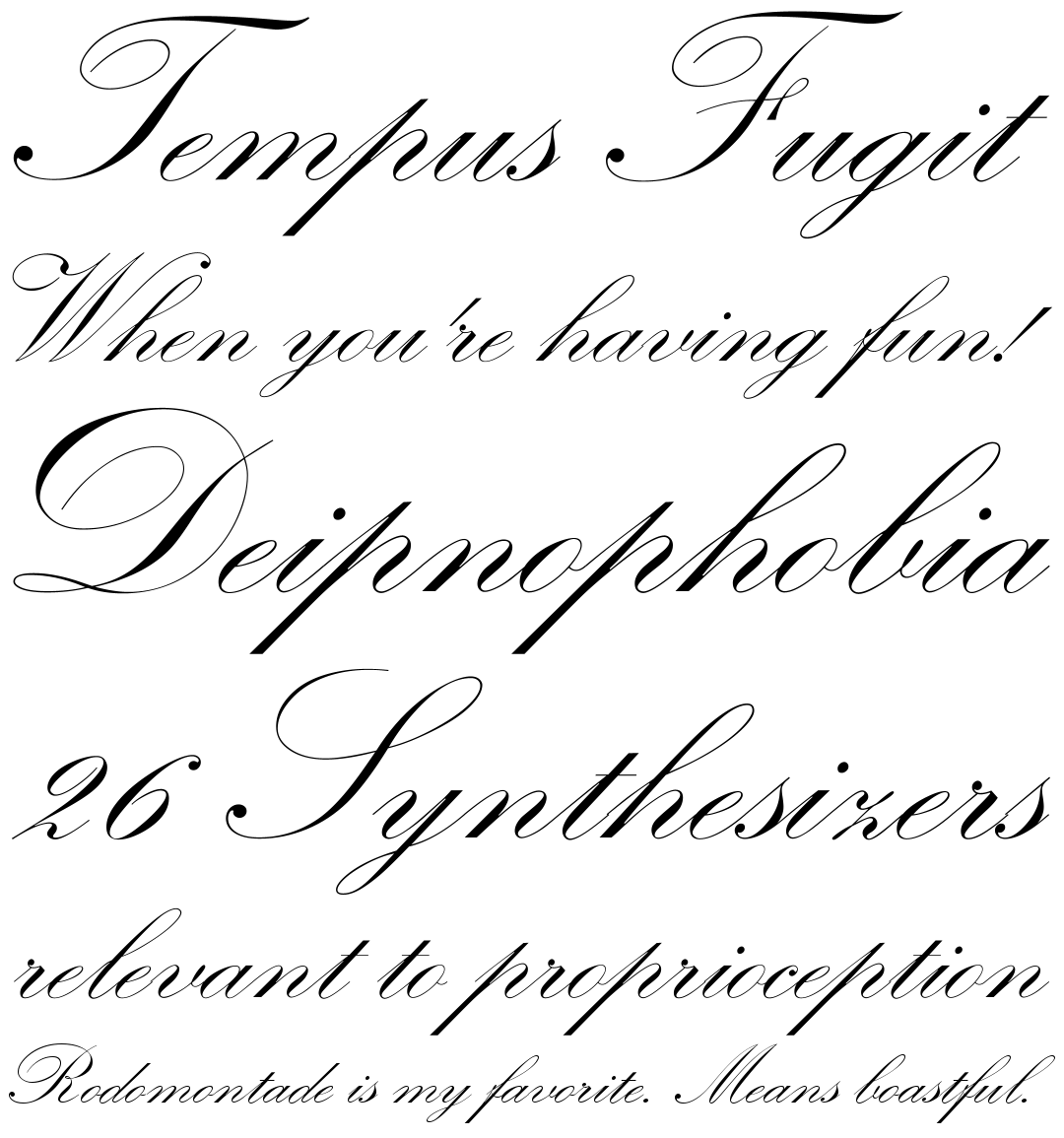 Künstlerschreibschrift medium (D) Fonts